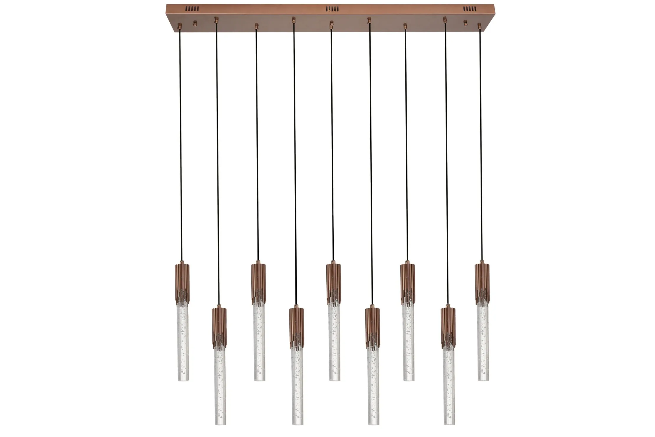 Hanglamp 9-lichts Antiek Brons Maud