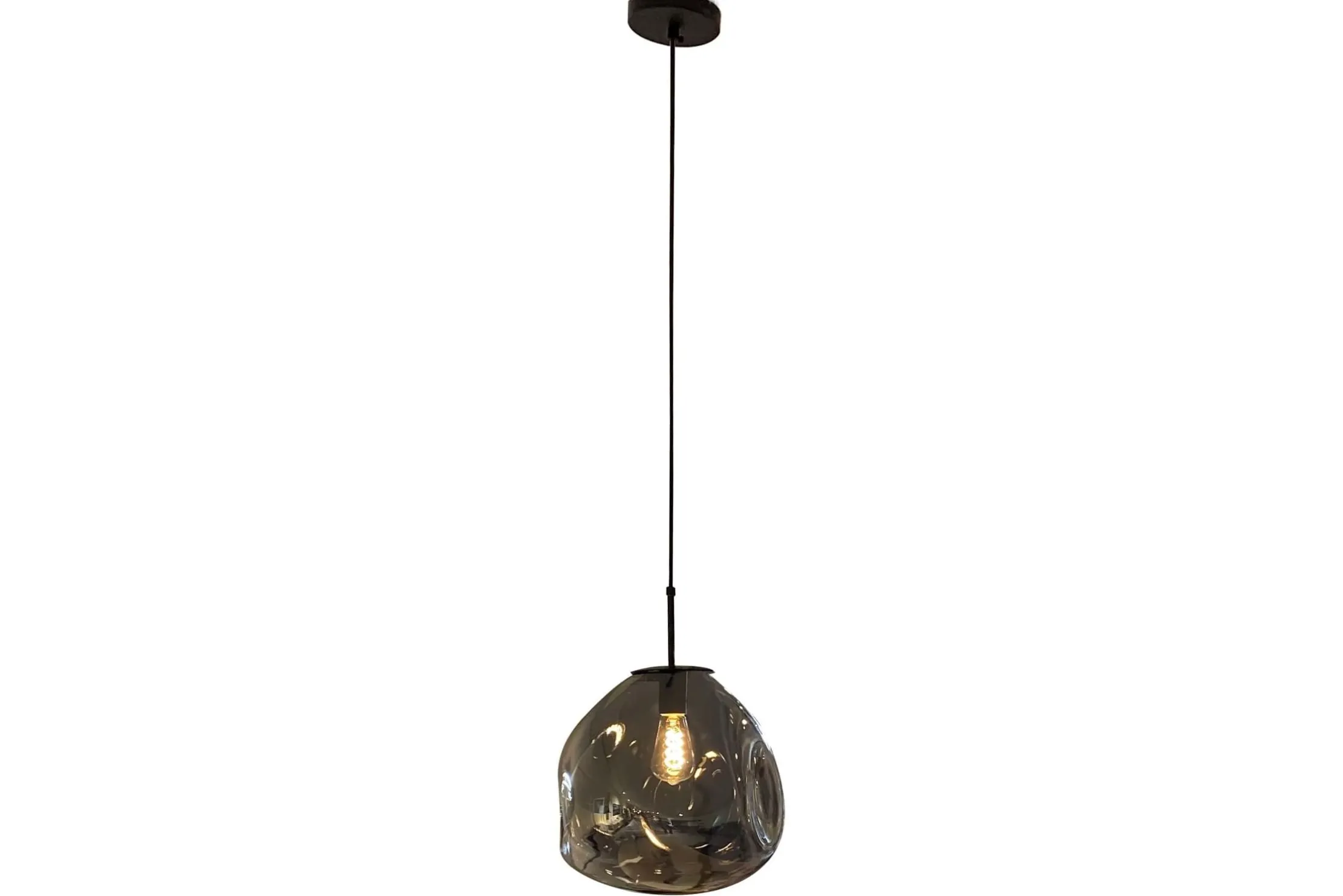 Hanglamp 1-lichts Smoked Boaz
