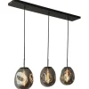 Hanglamp 3-lichts Smoked Boaz