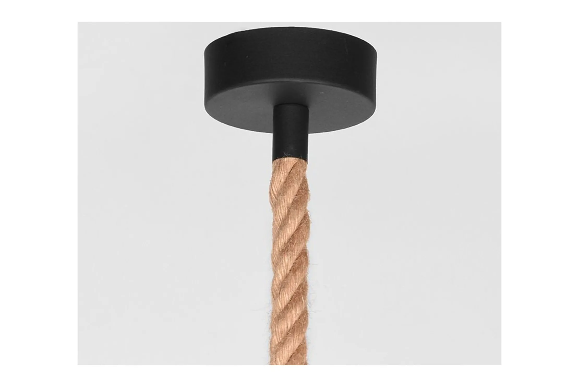 Hanglamp L Zwart Metaal MT-2221 Korf