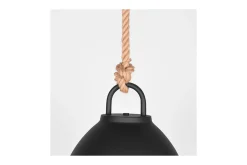 Hanglamp L Zwart Metaal MT-2221 Korf