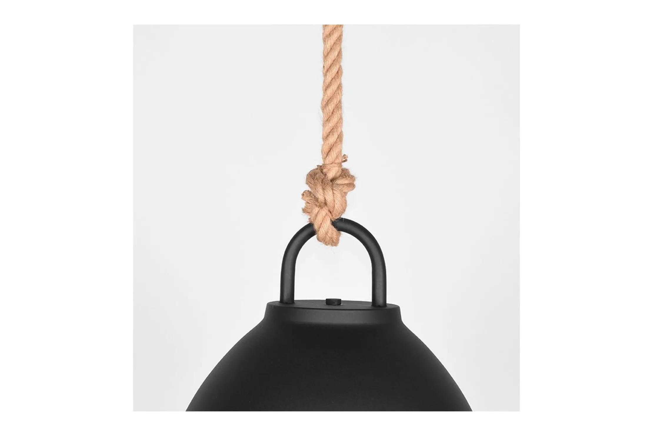 Hanglamp L Zwart Metaal MT-2221 Korf