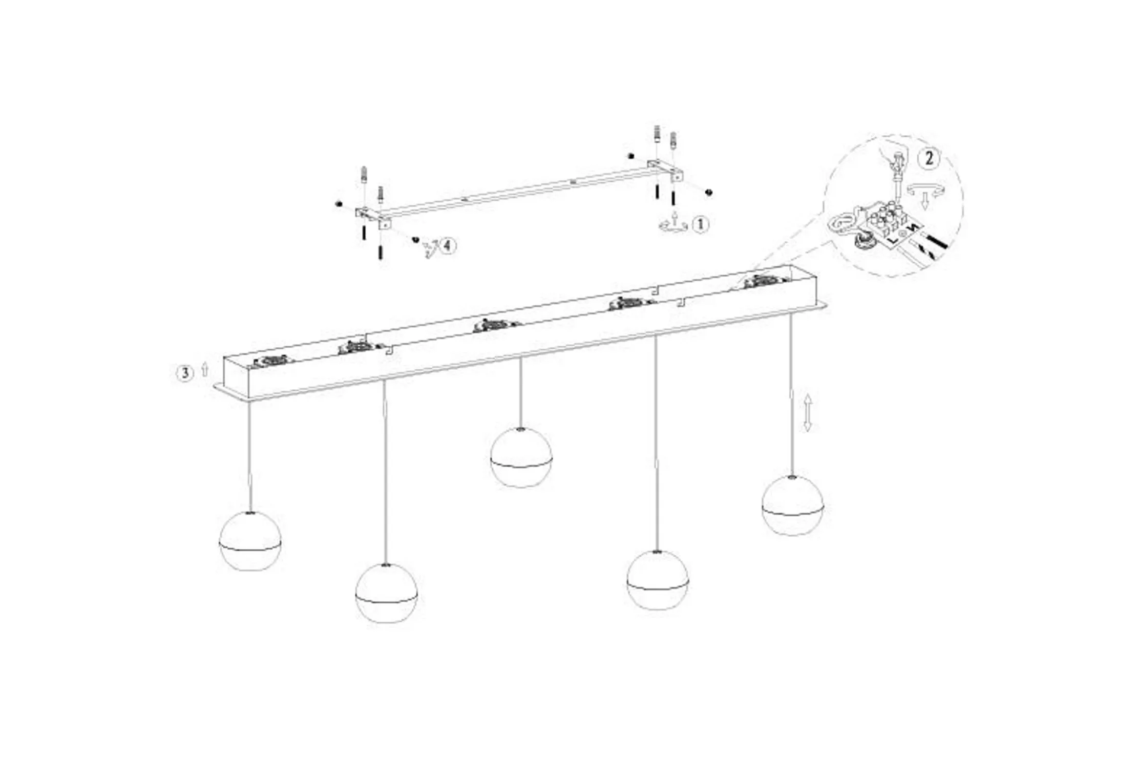Hanglamp 4586ME Belluno