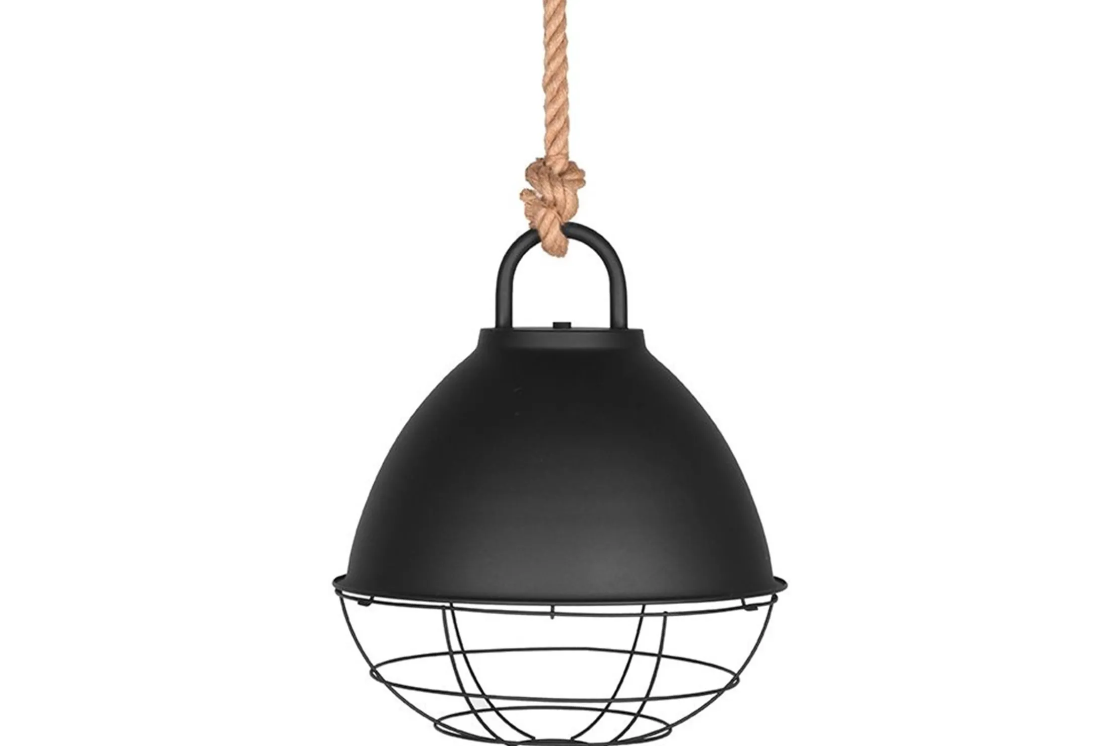 Hanglamp M Zwart Metaal MT-2219 Korf