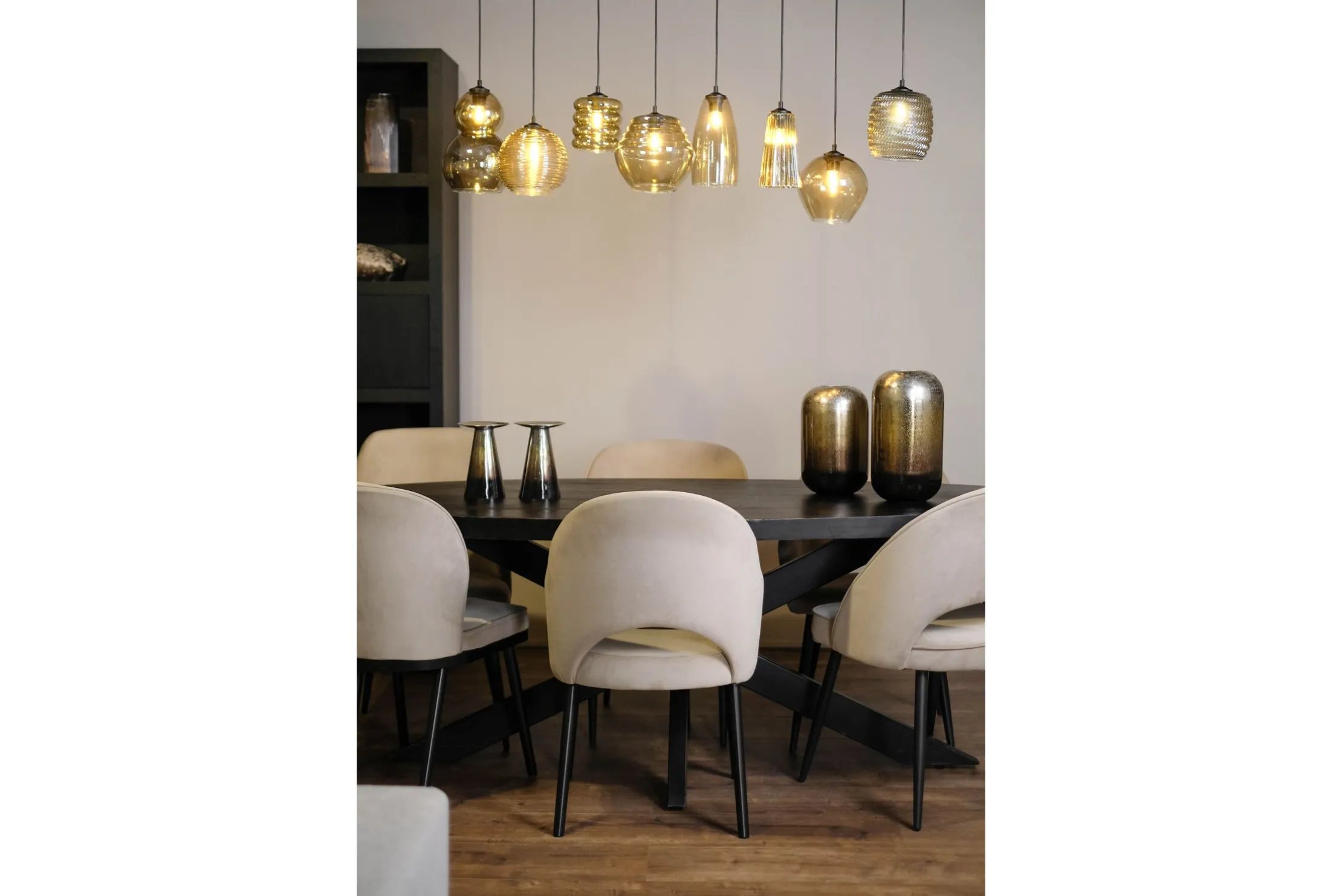 Hanglamp 2261-05-130-25-8-14 Quinto Amber