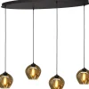 Hanglamp 2264-05-100-40-4-3 Quinto Smoke