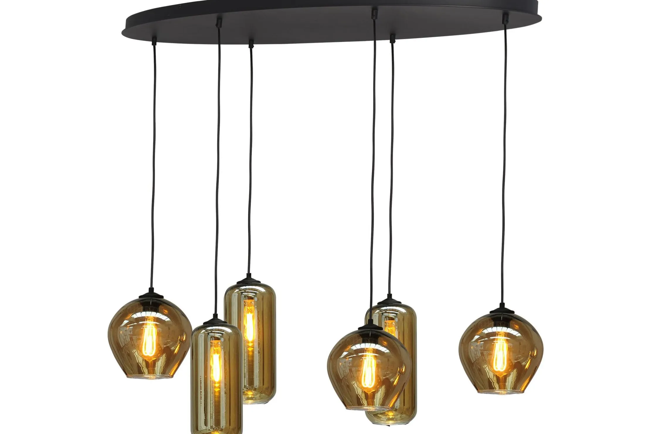 Hanglamp 2264-05-130-50-6-35 Quinto Smoke