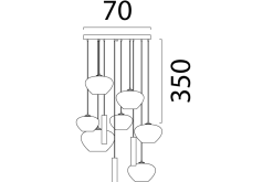 Hanglamp 2512-15-70-10-RC3111 Cartone