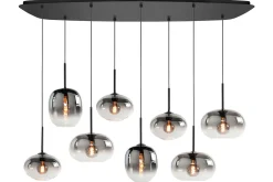 Hanglamp rookkleurig glas Bellini