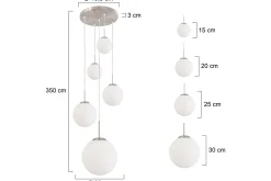 Hanglamp 7376ST Bollique