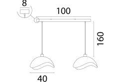 Hanglamp 2404-36-36-100-2 Volta