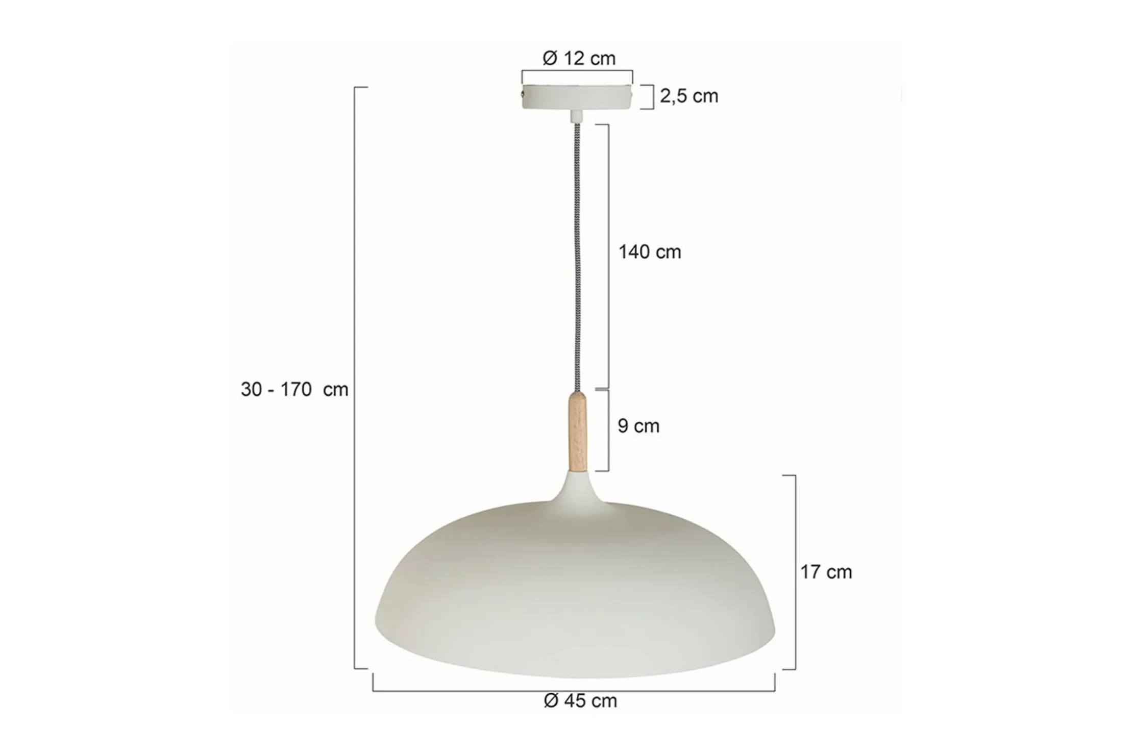 Hanglamp 7731W Bjorr Mexlite
