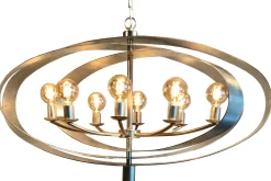 Hanglamp - zilver | LB019-8+1 Malibu | Leclercq & Bouwman