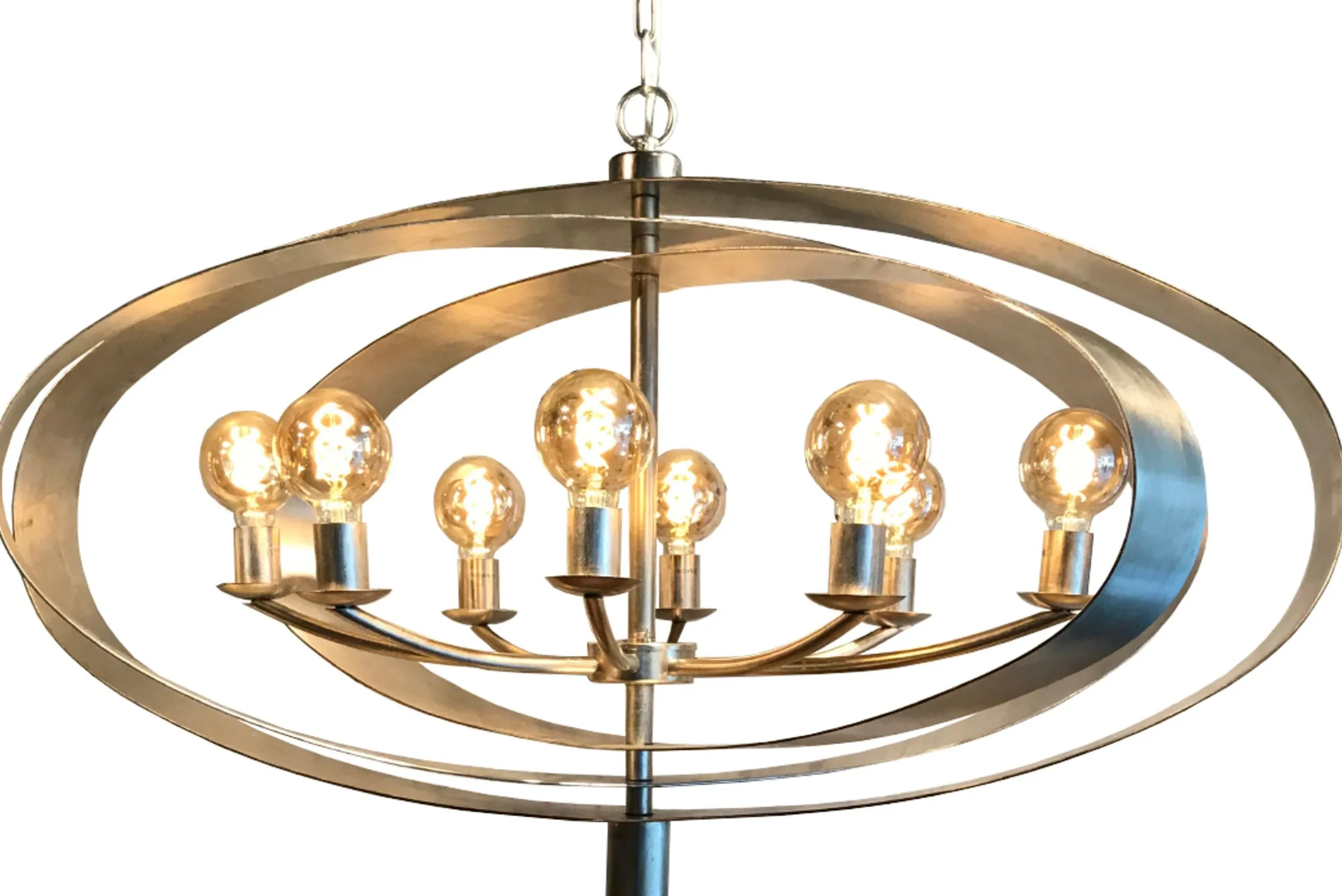 Hanglamp - zilver | LB019-8+1 Malibu | Leclercq & Bouwman