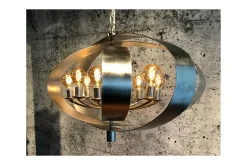 Hanglamp - zilver | LB019-8+1 Malibu | Leclercq & Bouwman
