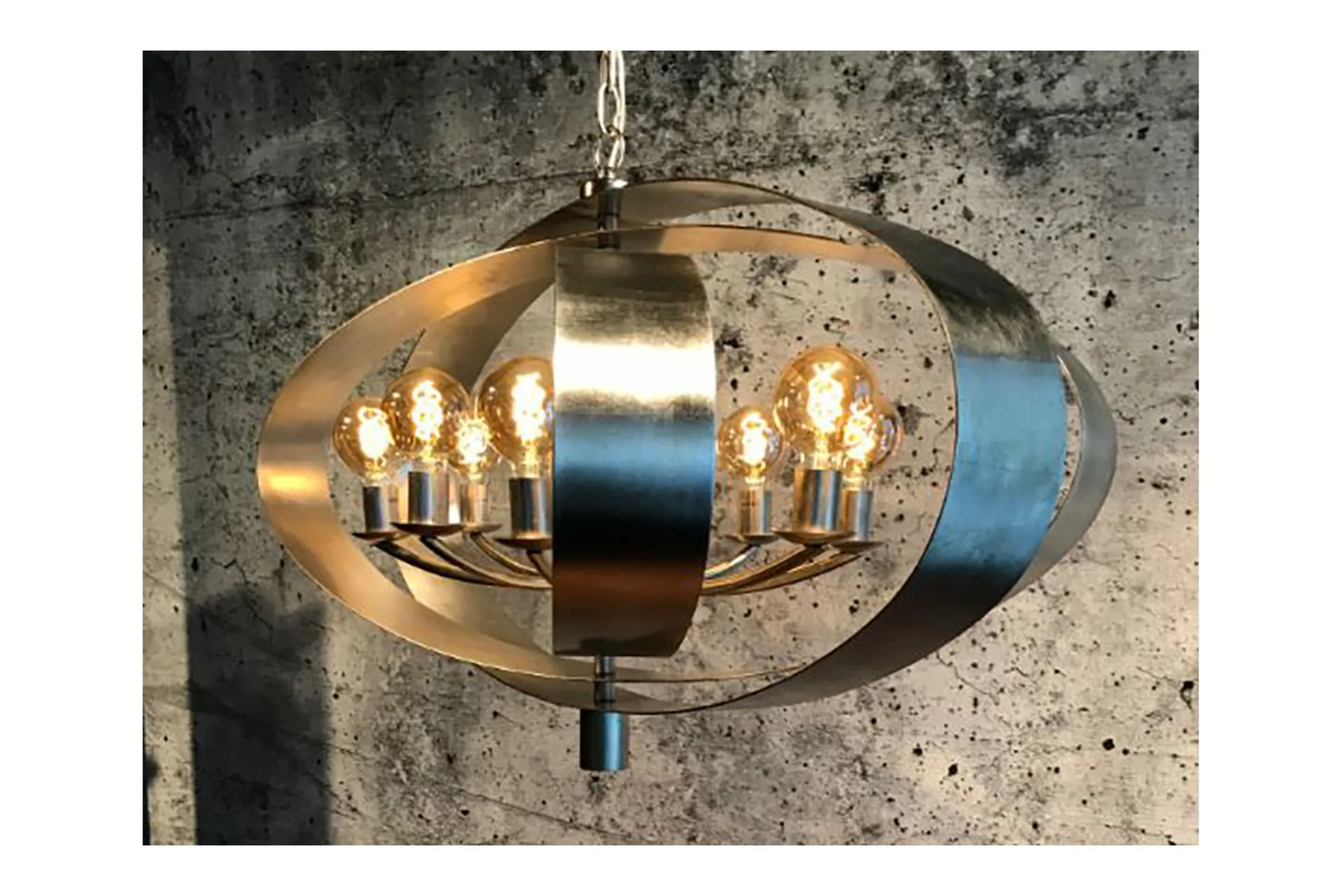 Hanglamp - zilver | LB019-8+1 Malibu | Leclercq & Bouwman