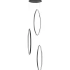 Hanglamp Zwart Olympia Oval