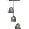 Hanglamp Zwart Rookglas Fantasy