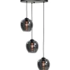 Hanglamp Zwart Rookglas Fantasy