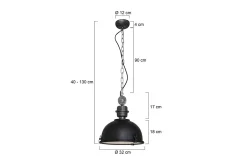 Hanglamp 7978ZW Bikkel