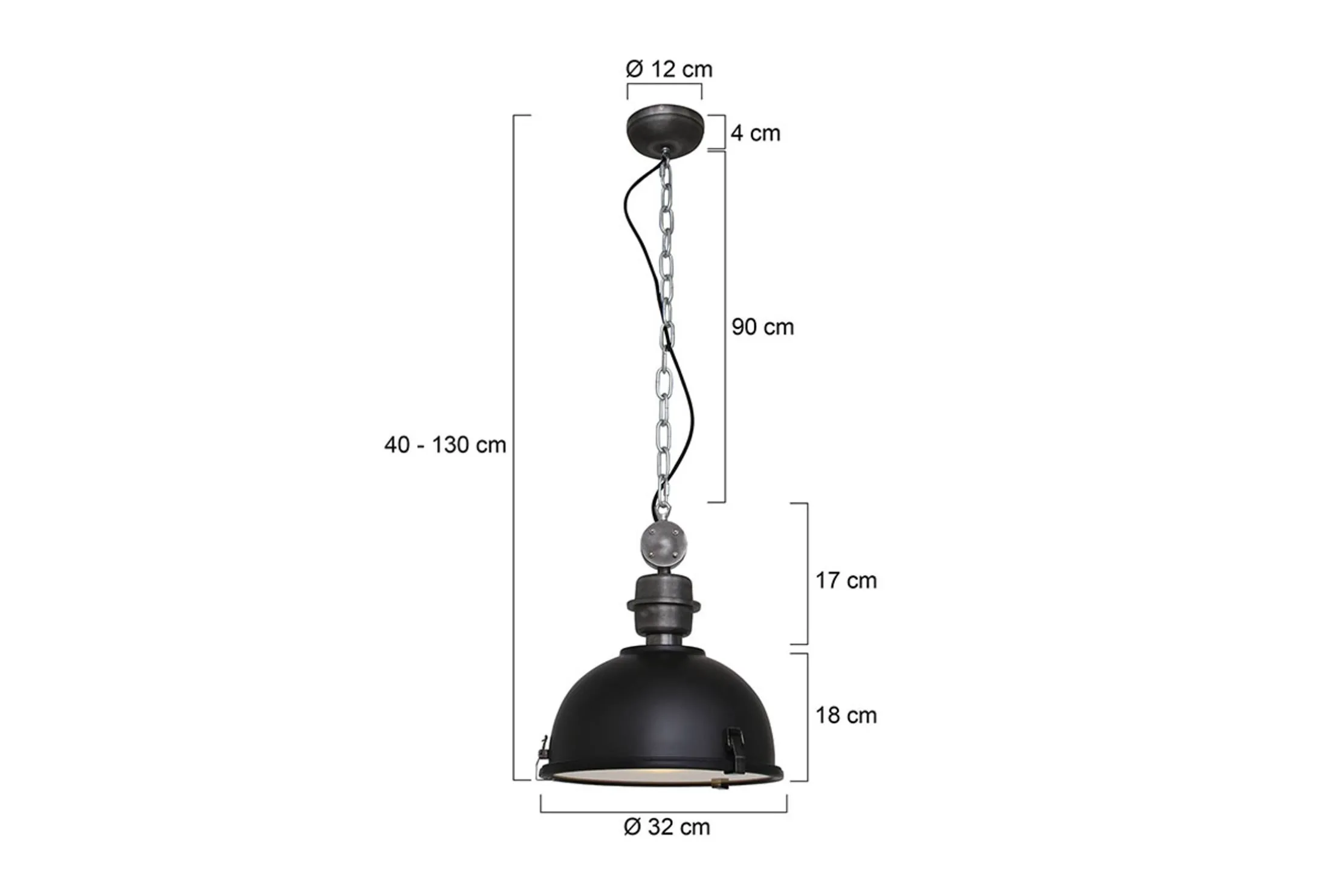Hanglamp 7978ZW Bikkel