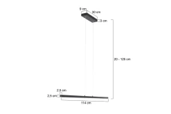 Hanglamp 2745ZW Danske Mexlite