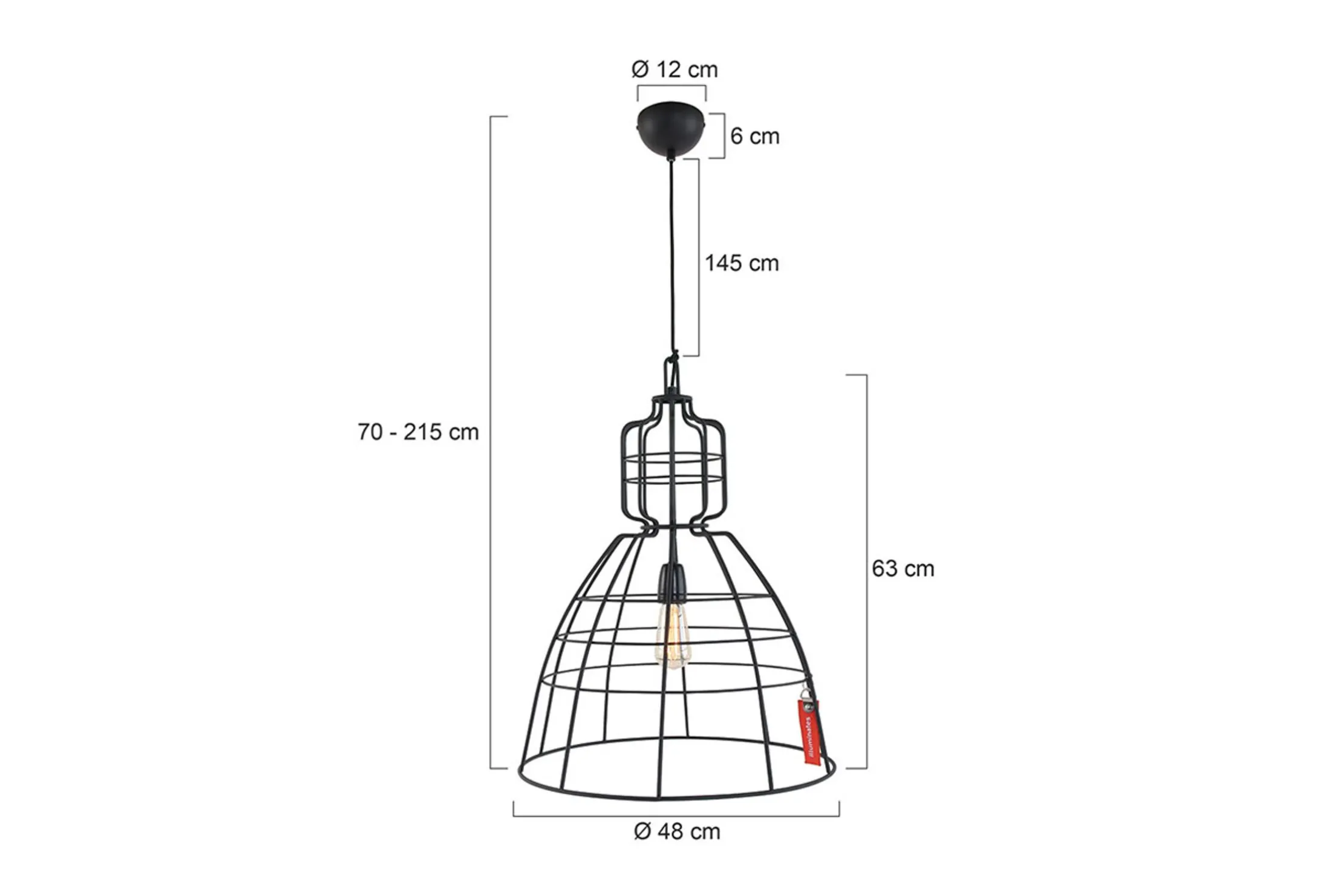 Hanglamp 7872ZW Mark III