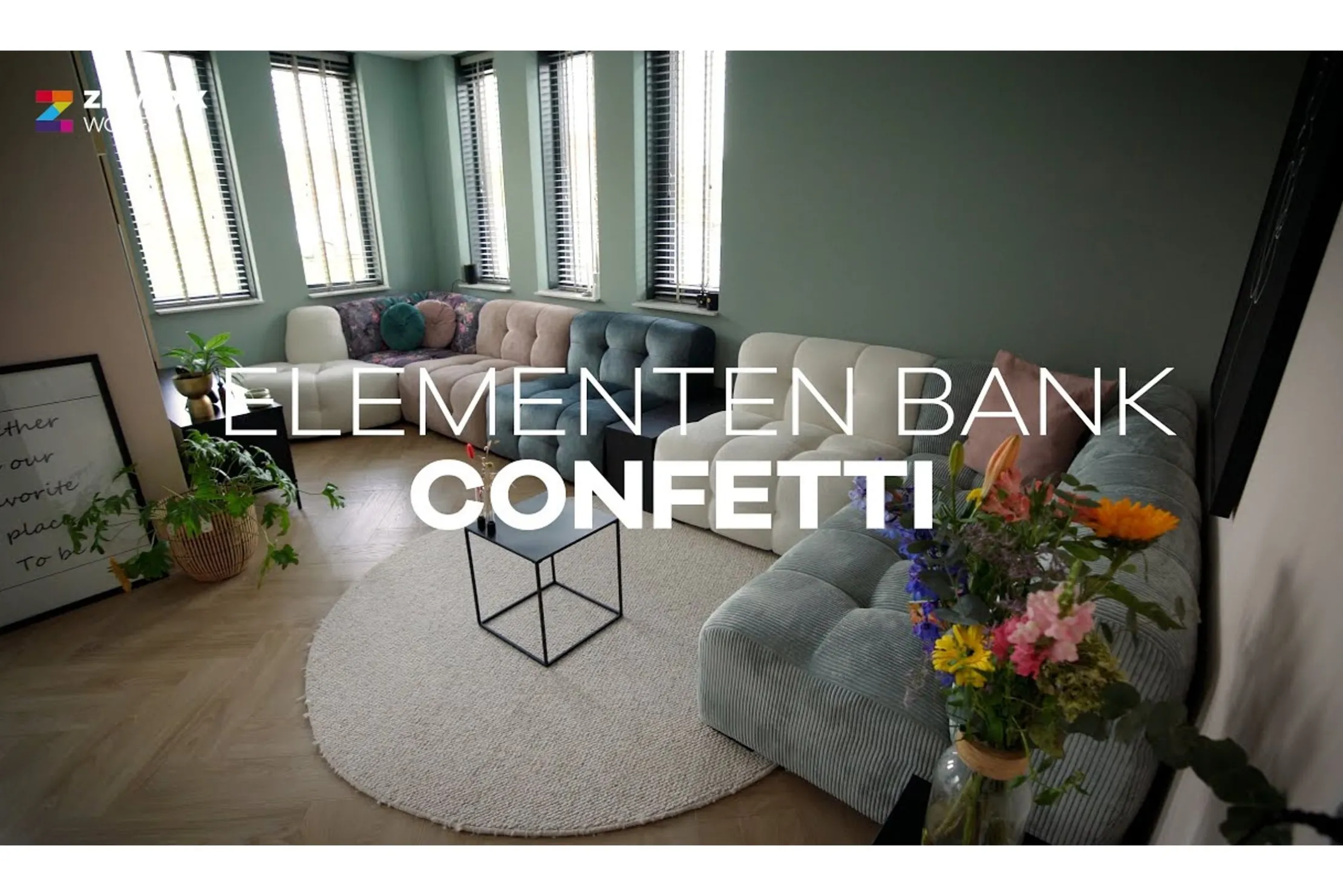 Hoekbank Confetti