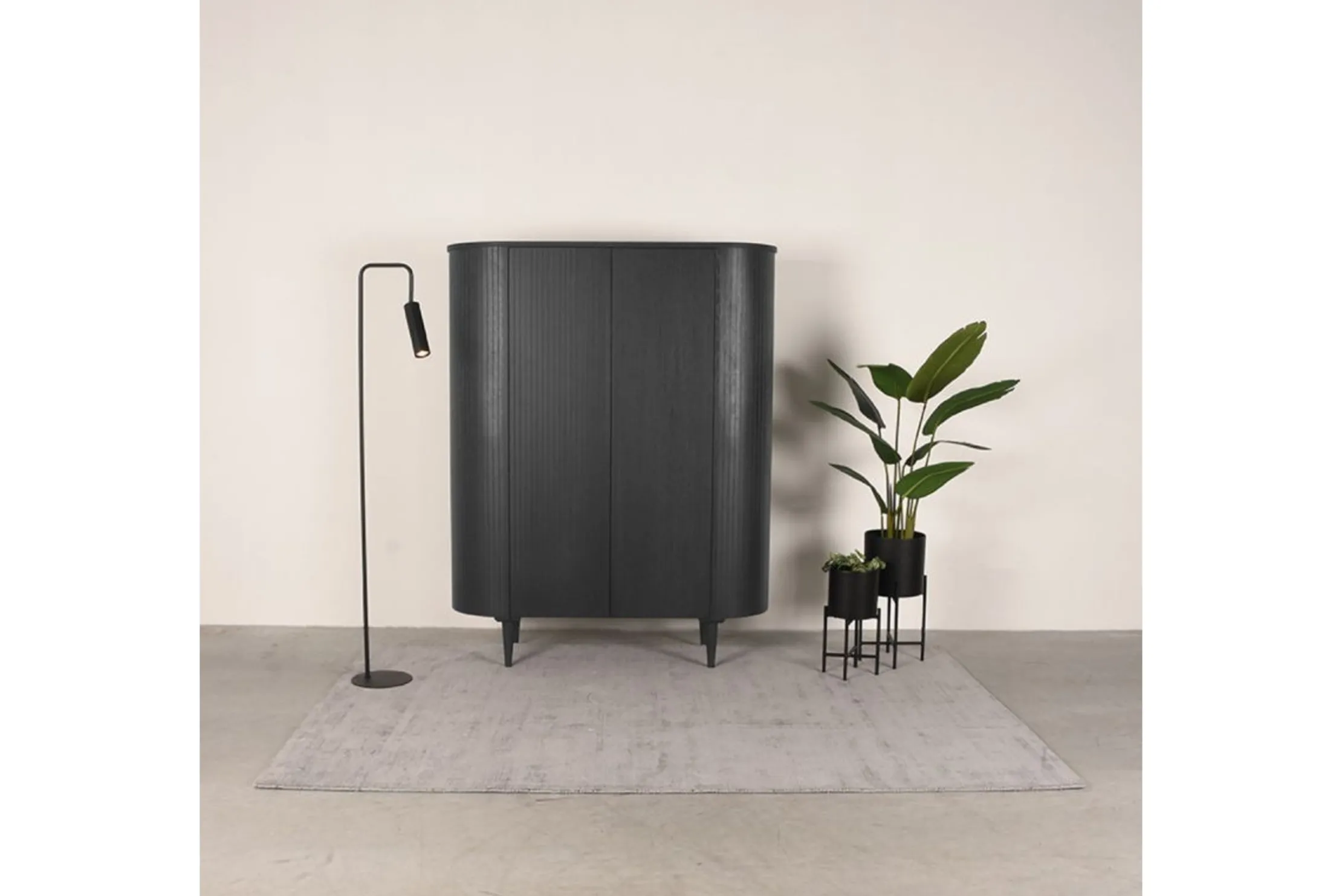 Hoge kast Zwart ME-70.012 Oliva