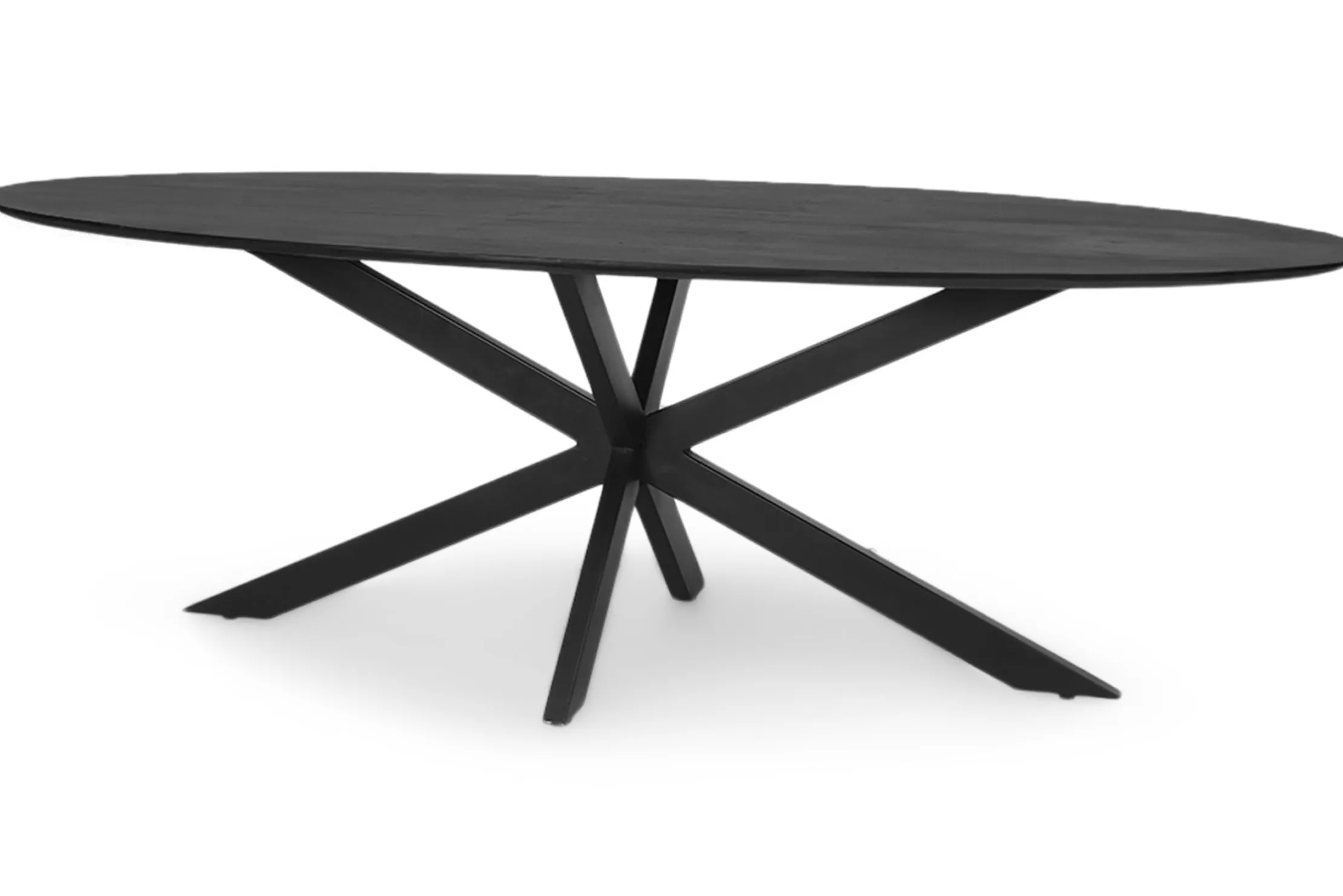 Keukentafel - zwart Oslo
