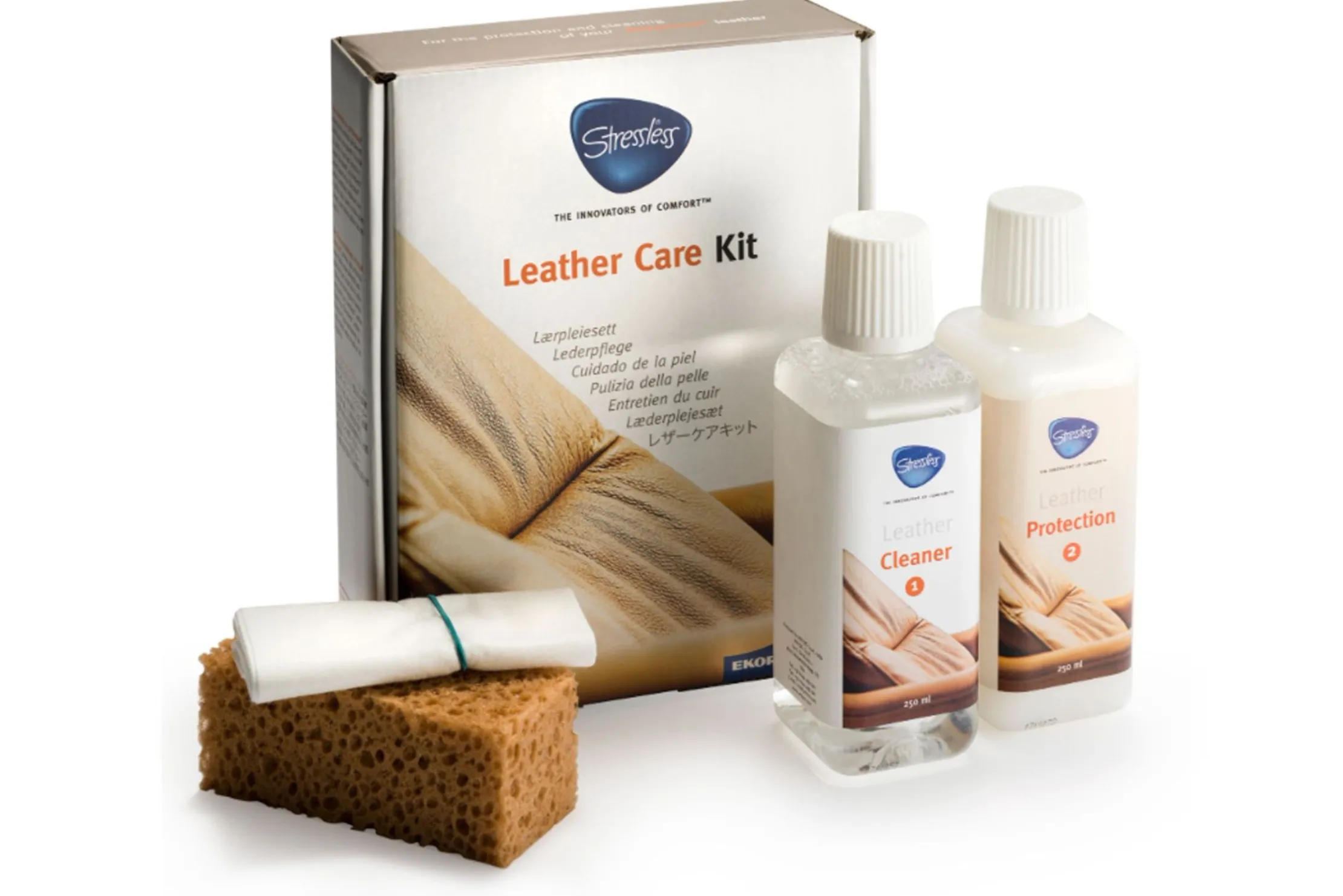 Onderhoudset voor leren bekleding 250 ml | Stressless