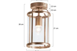 Plafondlamp 5973BR Pimpernel