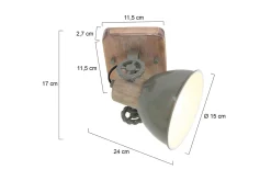 Plafondlamp 7968g GearwoodMexlite