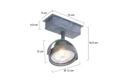 Plafondlamp 1450GR Lenox