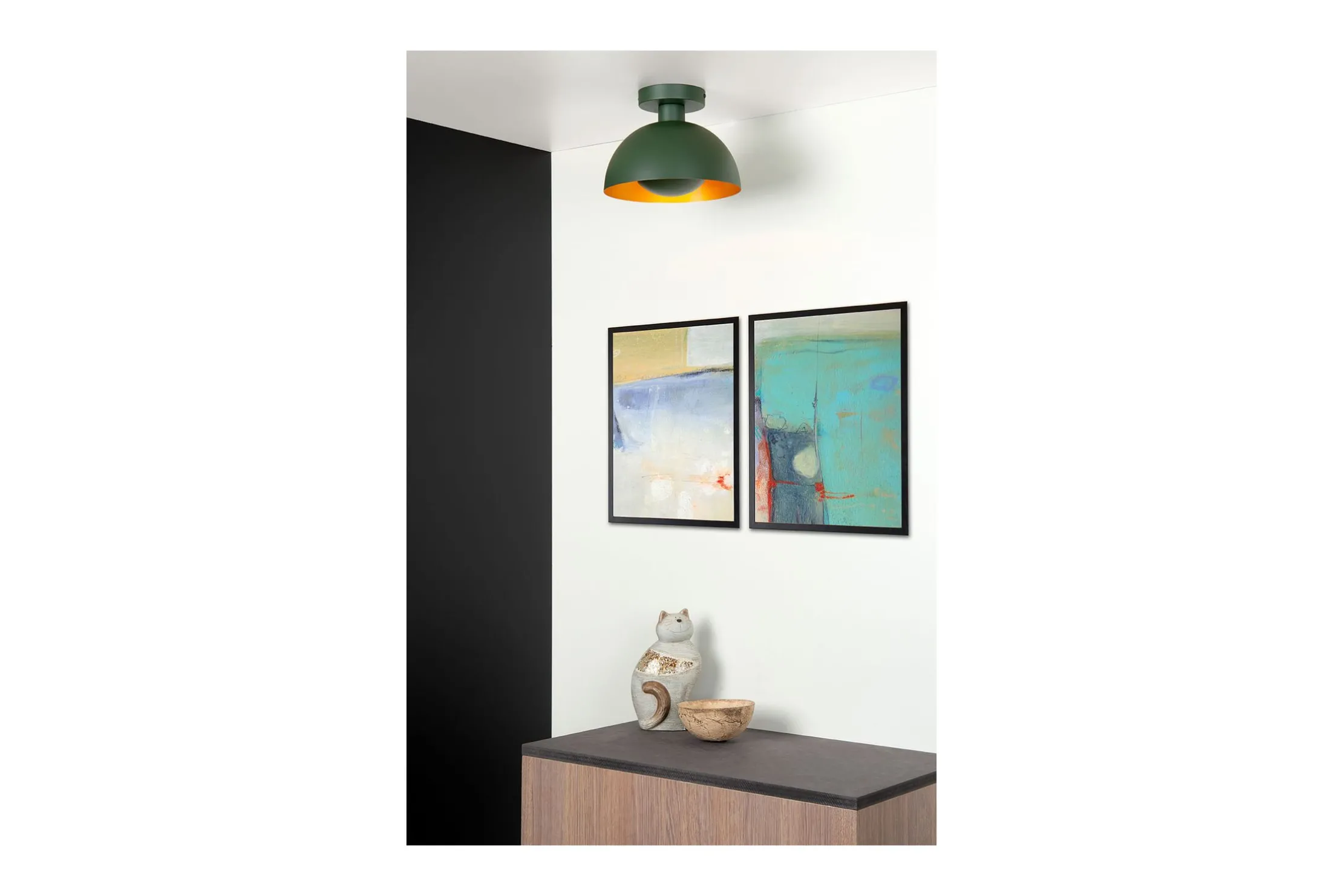 Plafondlamp - groen Siemon