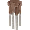 Plafondlamp 4-lichts Antiek Brons Maud