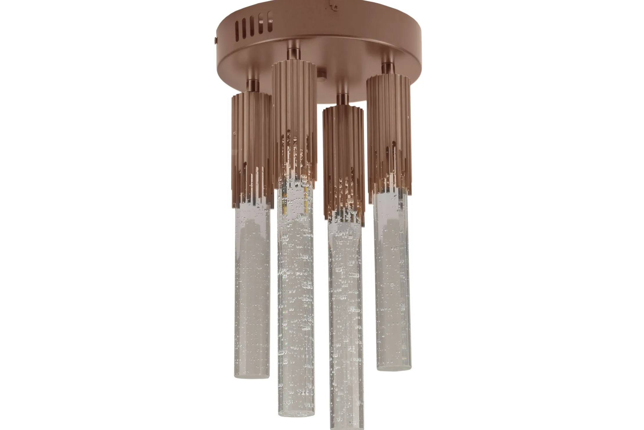 Plafondlamp 4-lichts Antiek Brons Maud