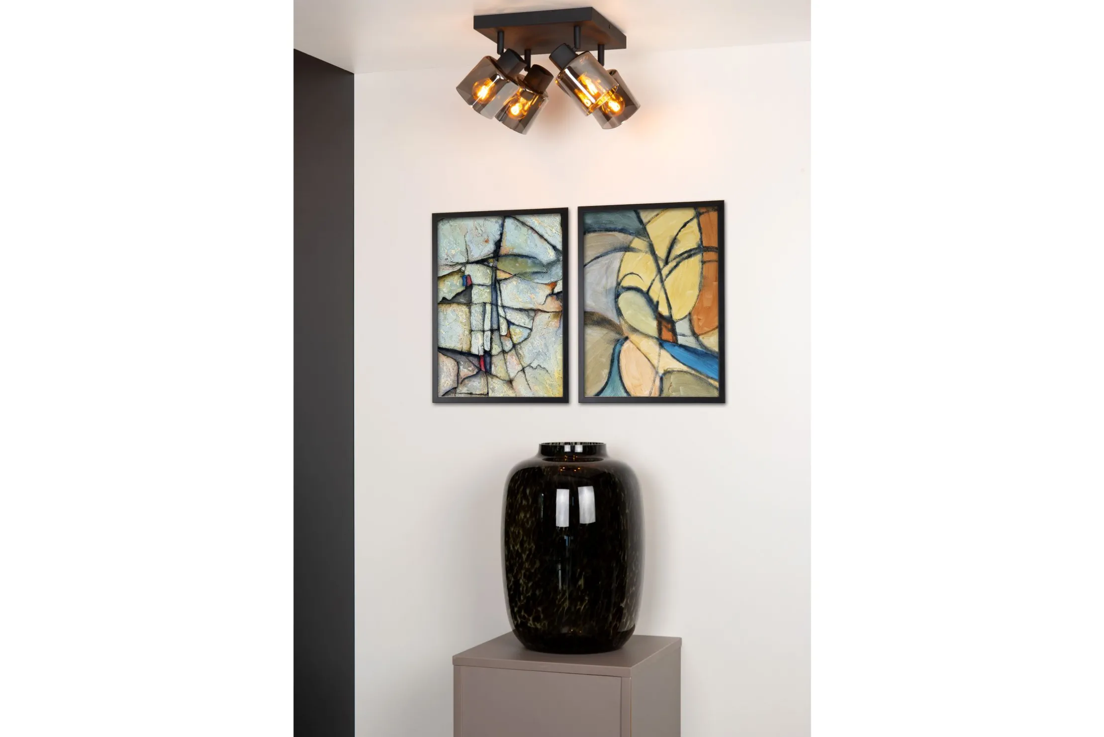 Plafondlamp 4 spots Alion