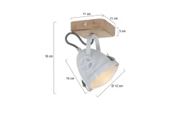 Plafondlamp 1703W Michelle Mexlite