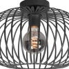 Plafondlamp Zwart Bolato