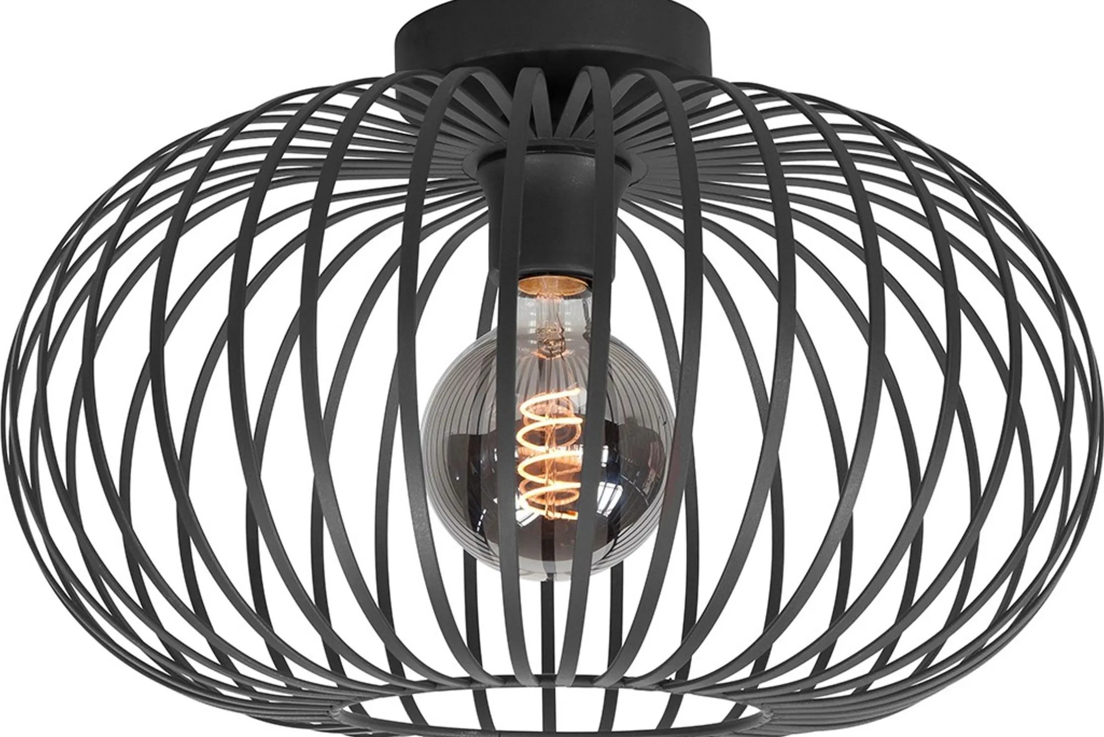 Plafondlamp Zwart Bolato