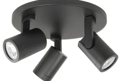 Plafondlamp Zwart Halo
