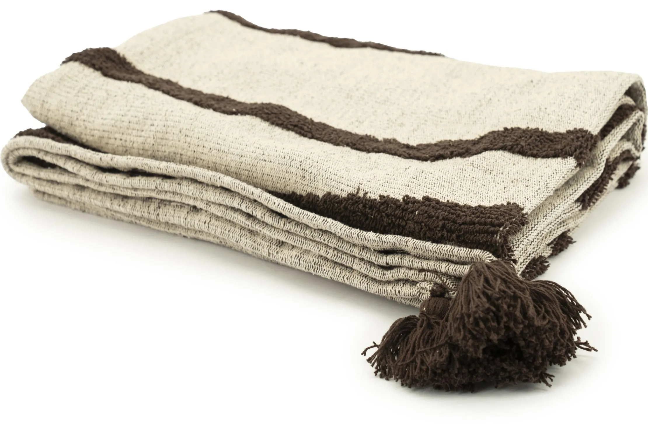 Plaid 250137 dark brown Majani