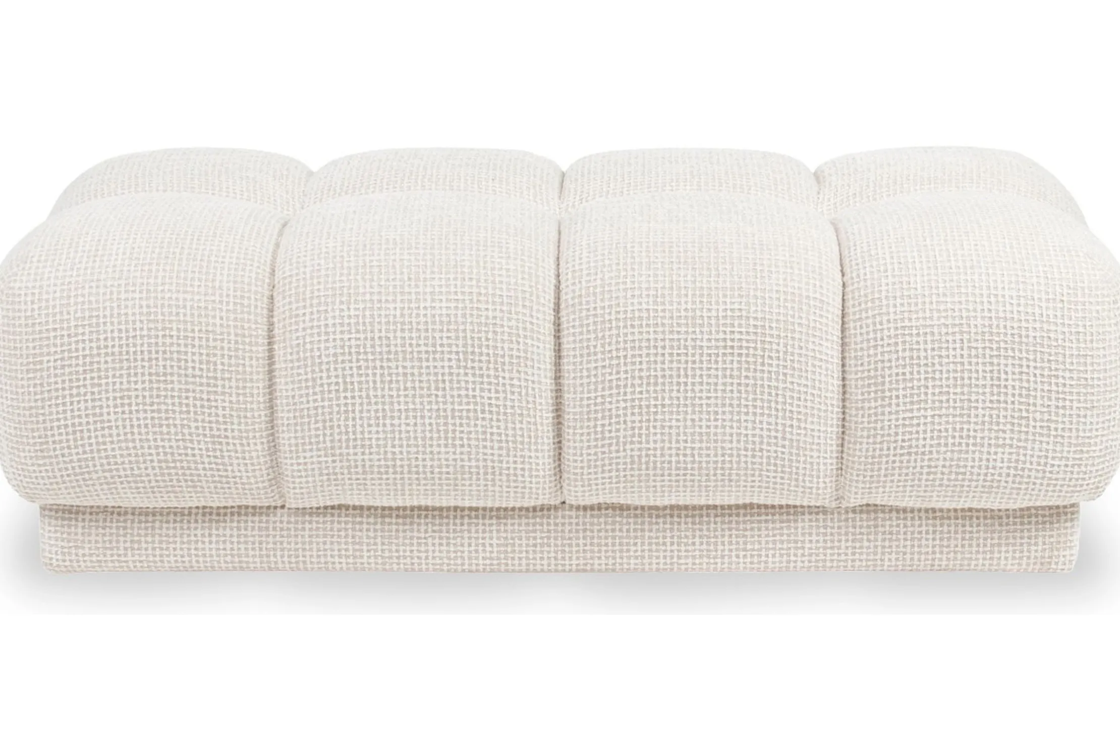 Poef 216057 Beige Blockweave Noah