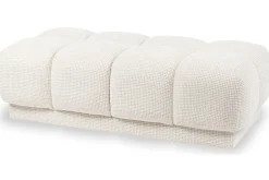 Poef 216057 Beige Blockweave Noah