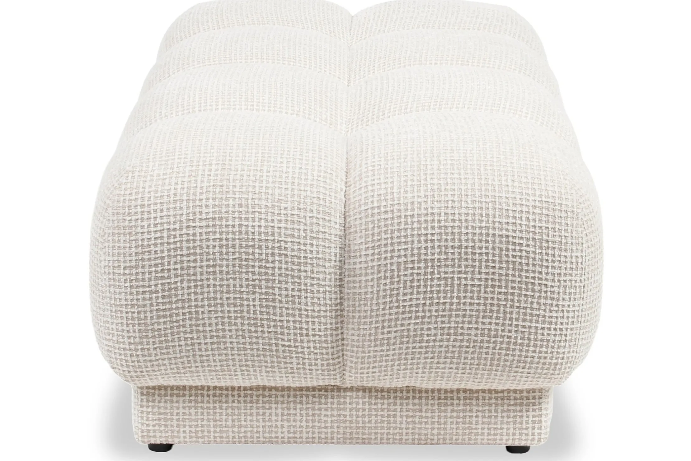 Poef 216057 Beige Blockweave Noah
