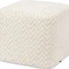 Poef 216375 Beige Chevron Ciela