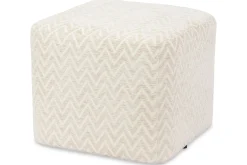Poef 216375 Beige Chevron Ciela