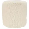 Poef Off White Hairfy | Claudi