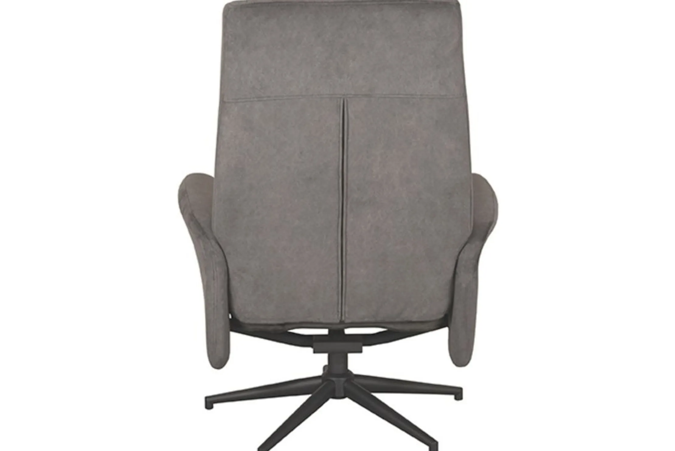 Relaxfauteuil met hocker Antraciet Cosmo CH-73.024 Bergen